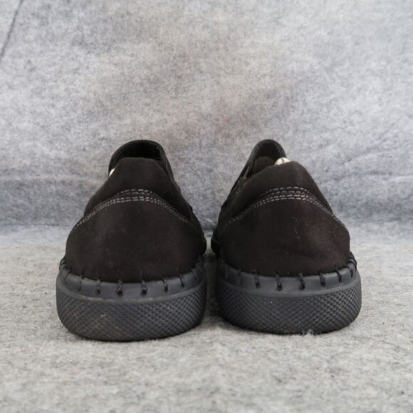 Robert Wayne Shoes Mens 9.5 Loafer Slip On Moc Comfort Casual Walking Work Black main image 13